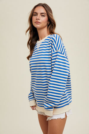 Ivy Striped Crewneck