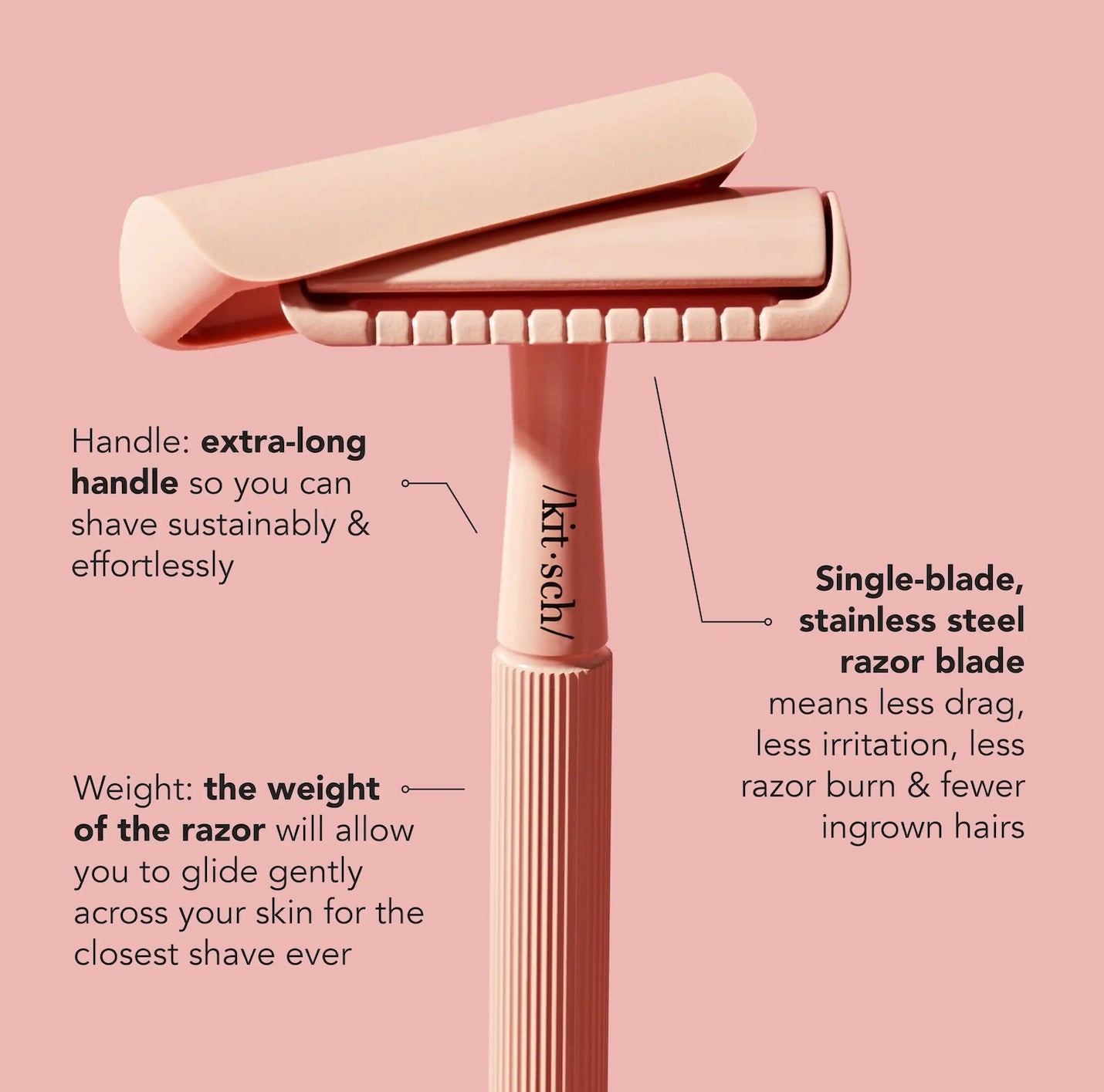 KITSCH Perfect Glide Safety Razor