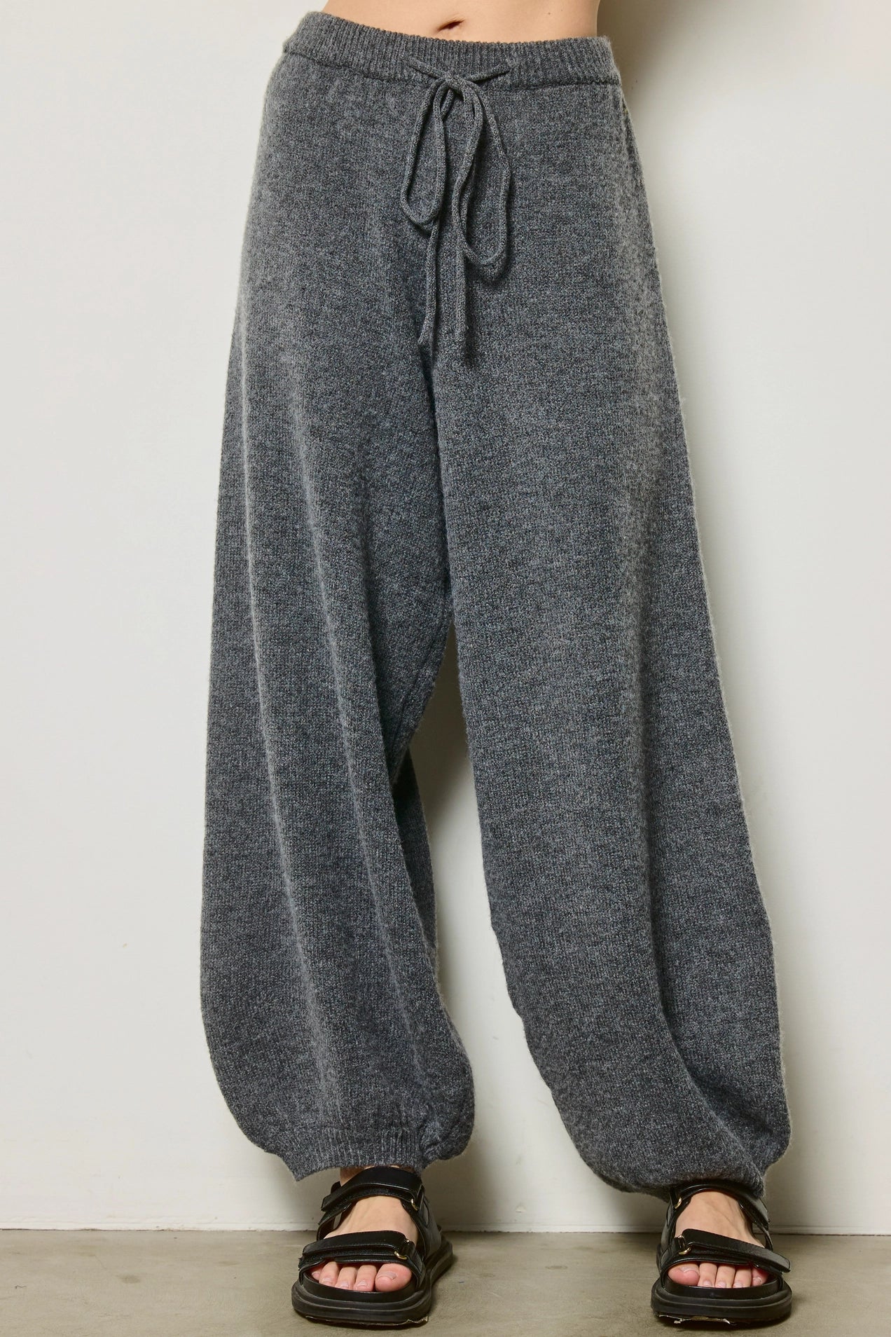 Knit Cardigan Matching Set - Shadow