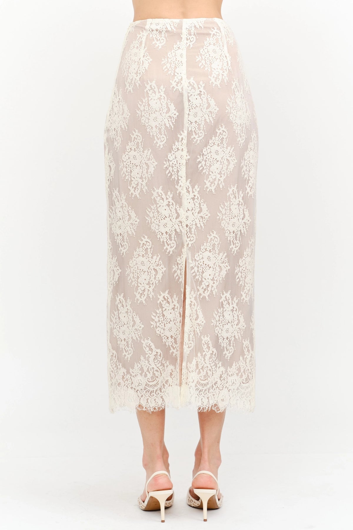 Lennon Lace Skirt - Ivory