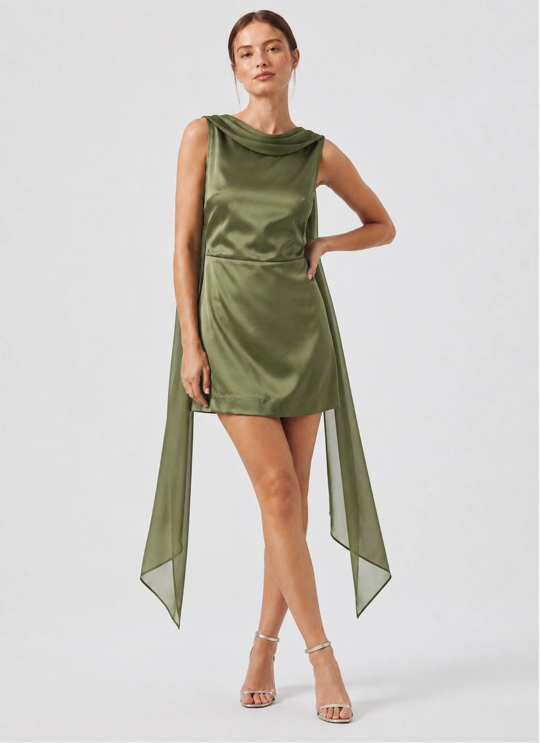 Camille Mini Dress - Olive