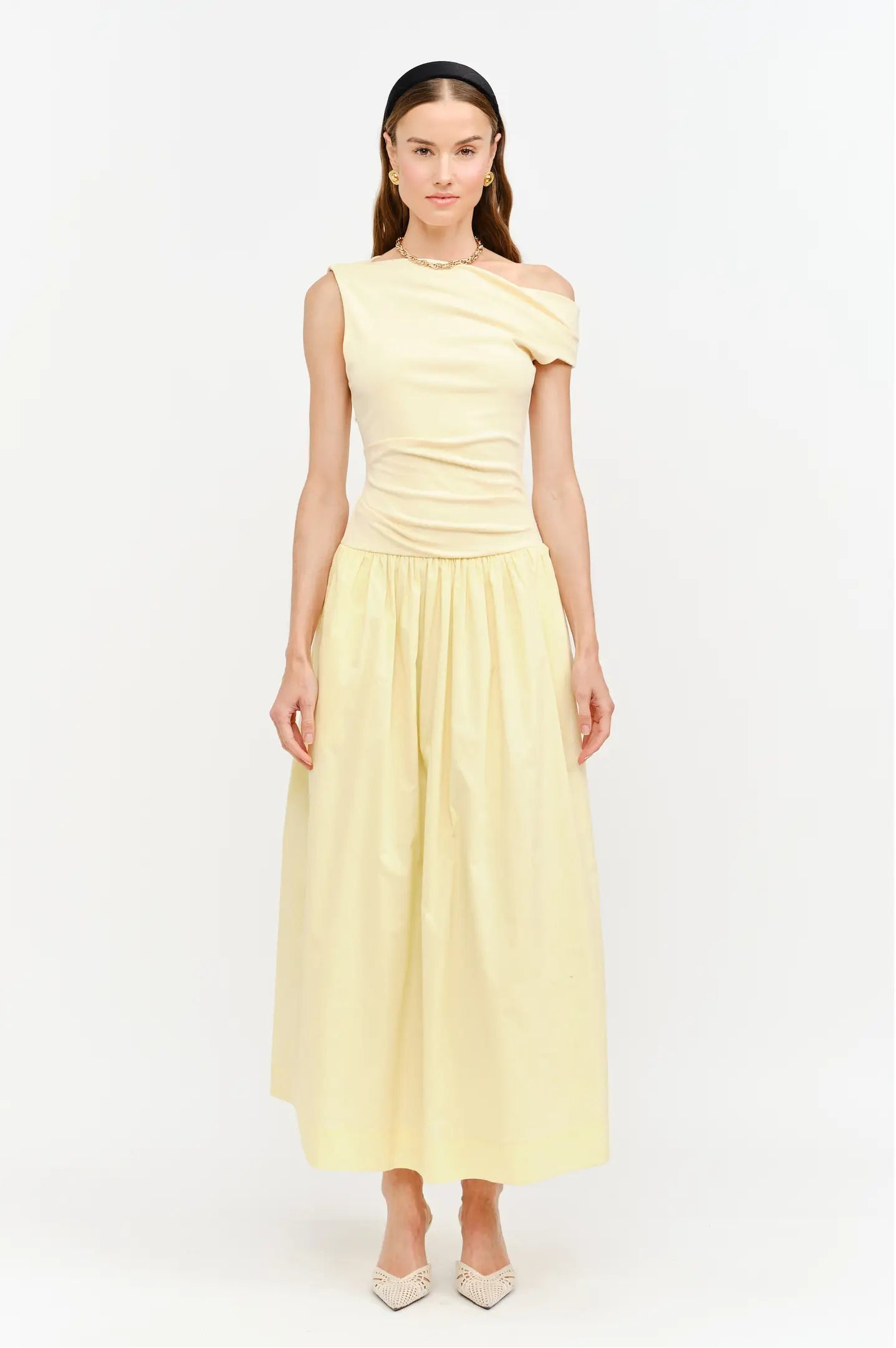 Audrey Maxi Dress - Butter Yellow