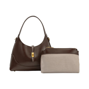 Melie Bianco - Caroline Shoulder Bag - Espresso