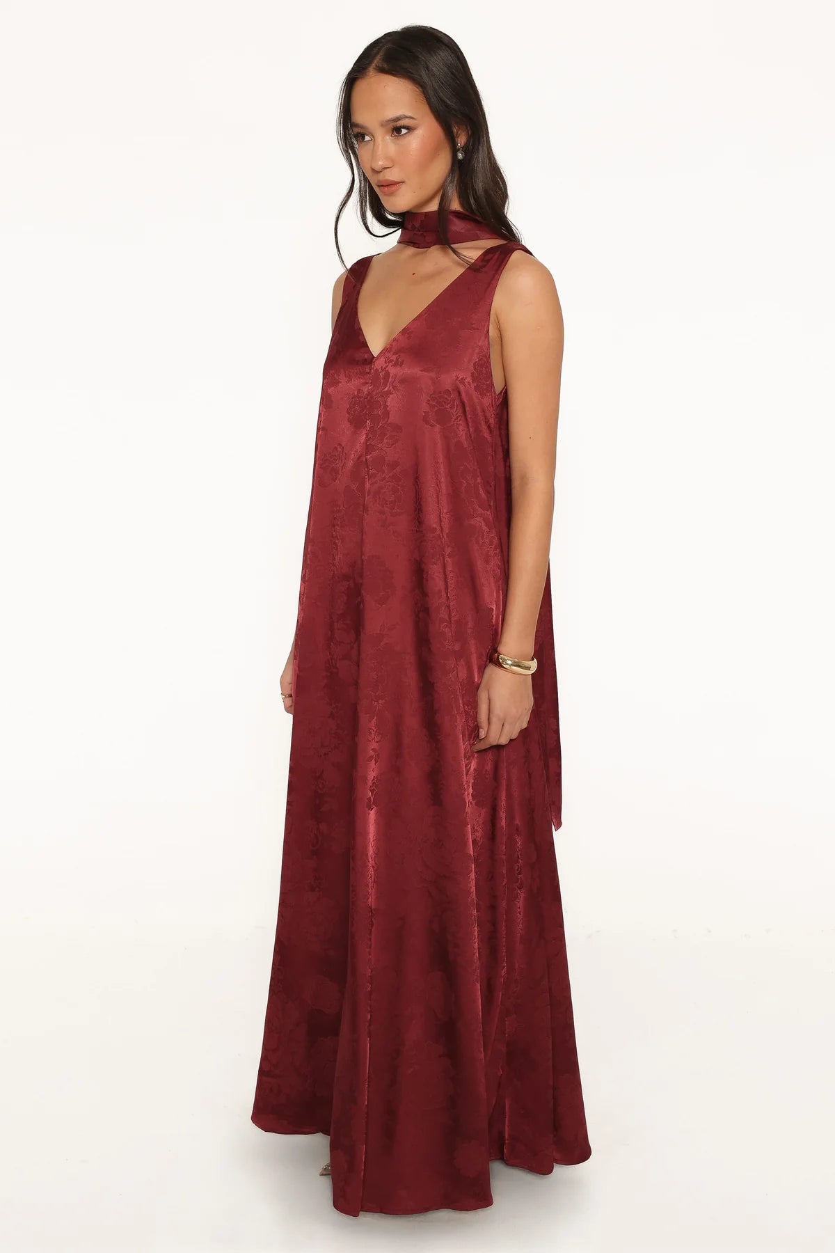 Petal & Pup - Aeryn Maxi Dress - Burgundy
