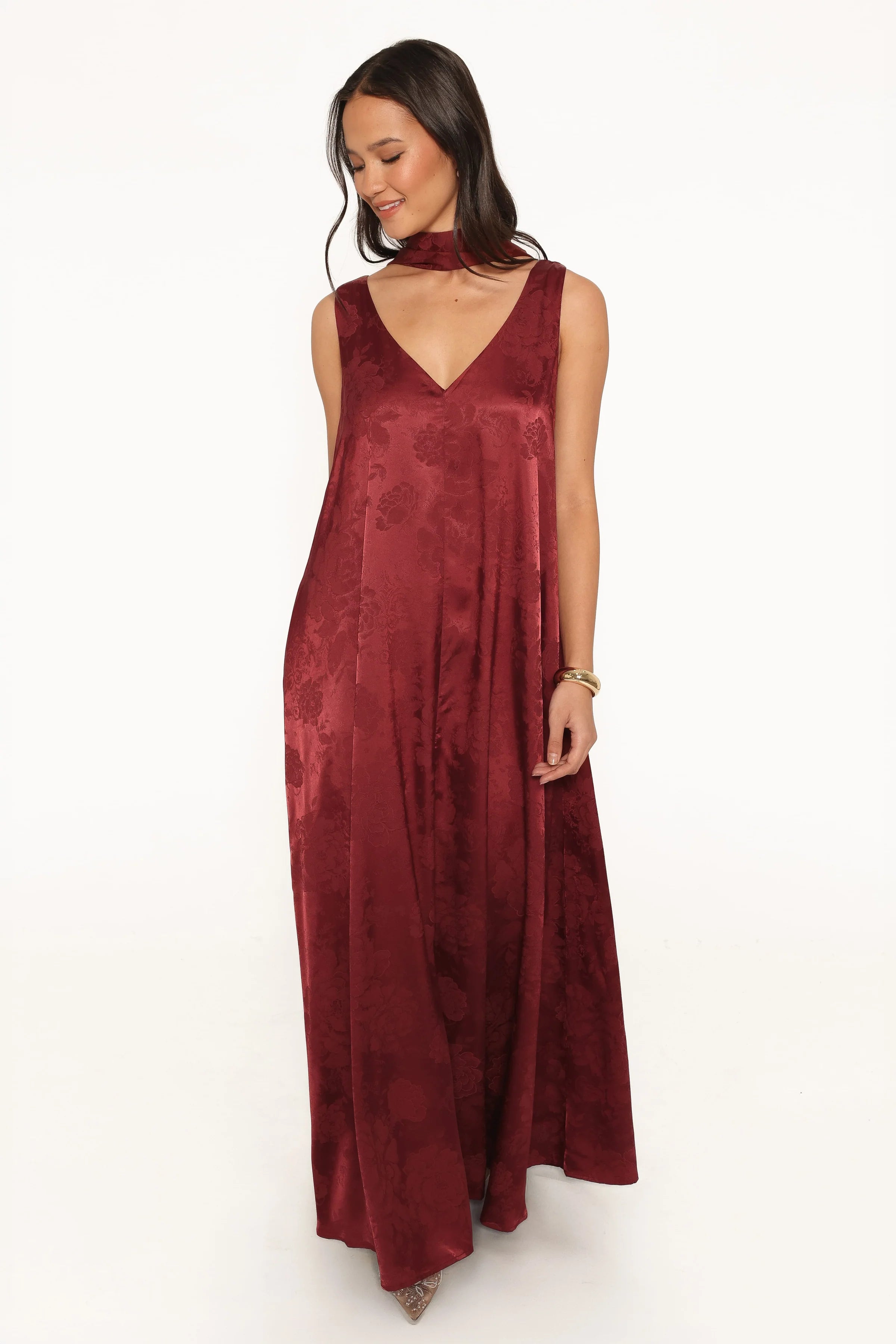 Petal & Pup - Aeryn Maxi Dress - Burgundy