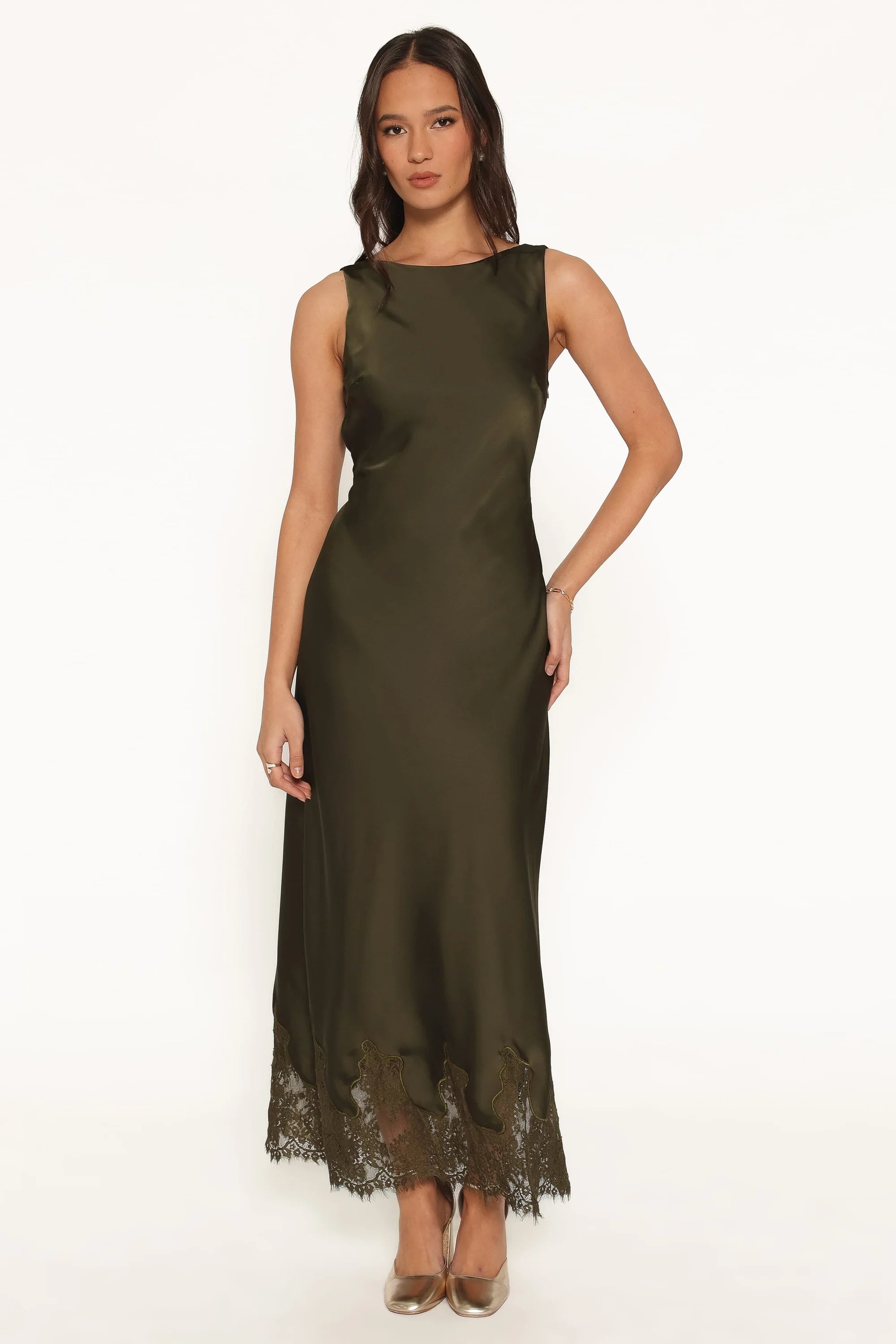 Petal & Pup - Honey Maxi Dress - Olive
