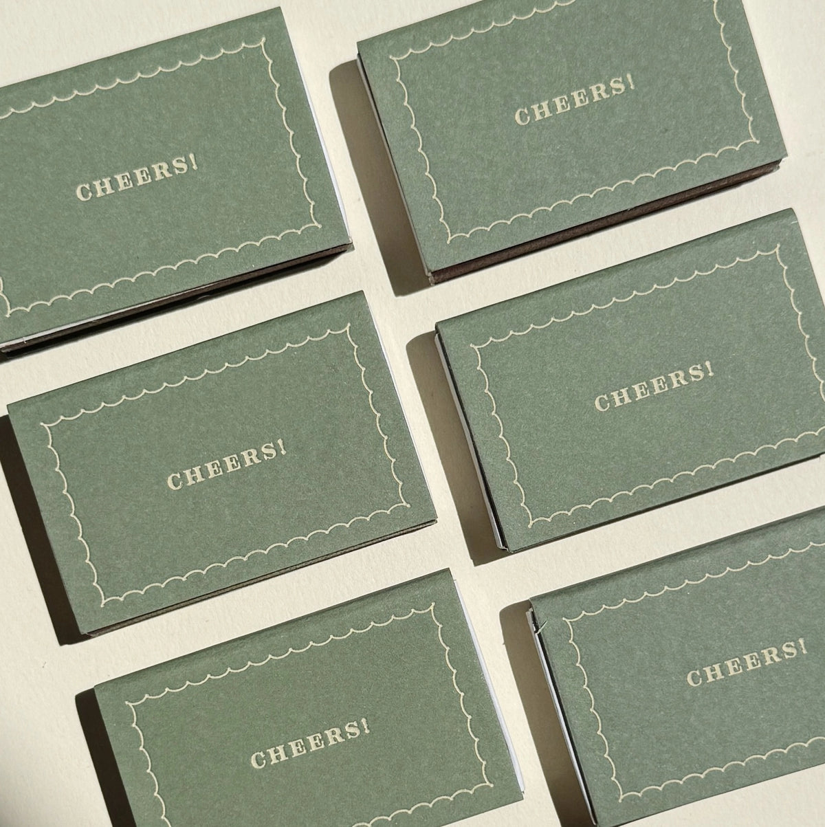 Jaymes Paper - Matchbox No. 7 Cheers! - Olive
