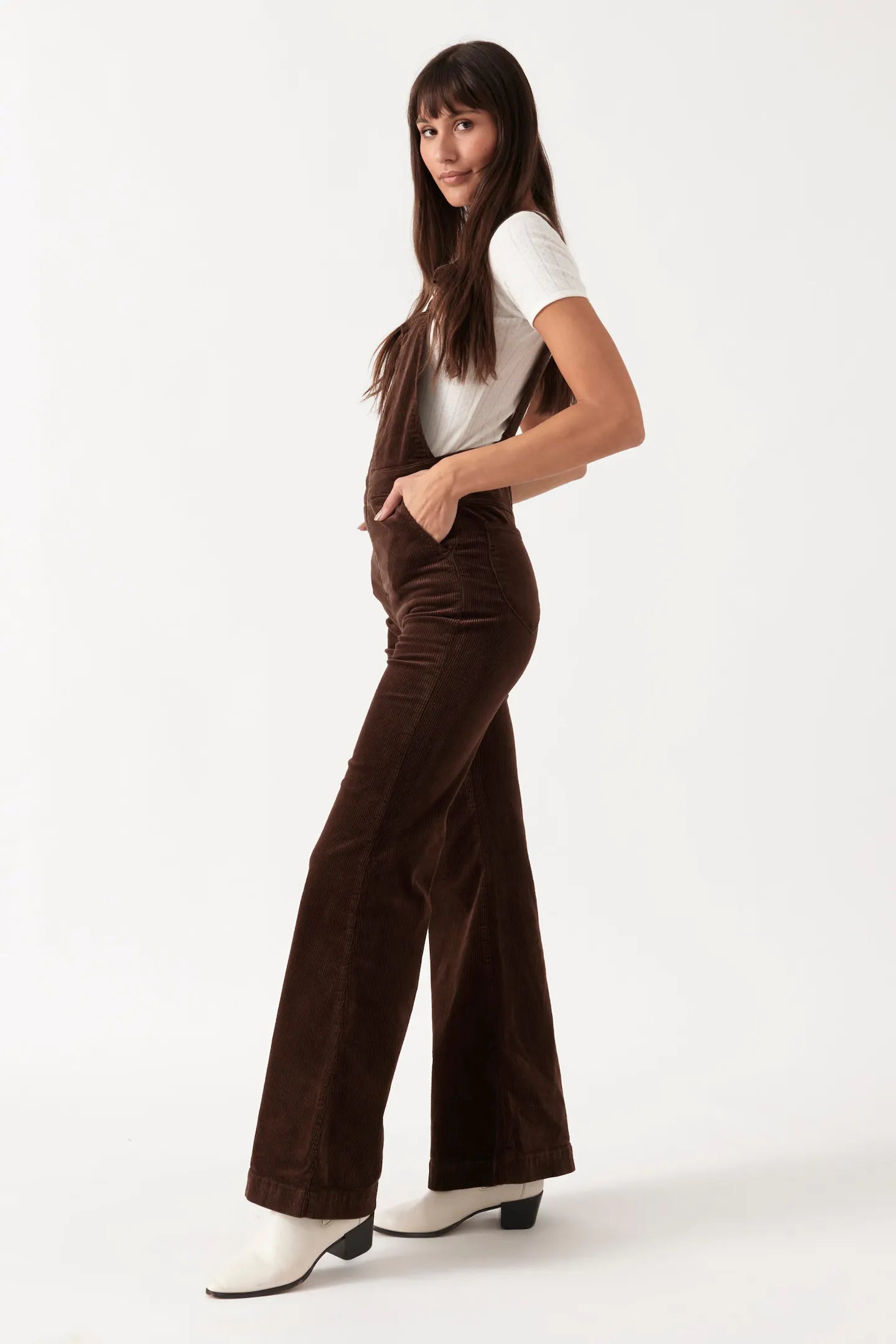 Flare pant overalls sales