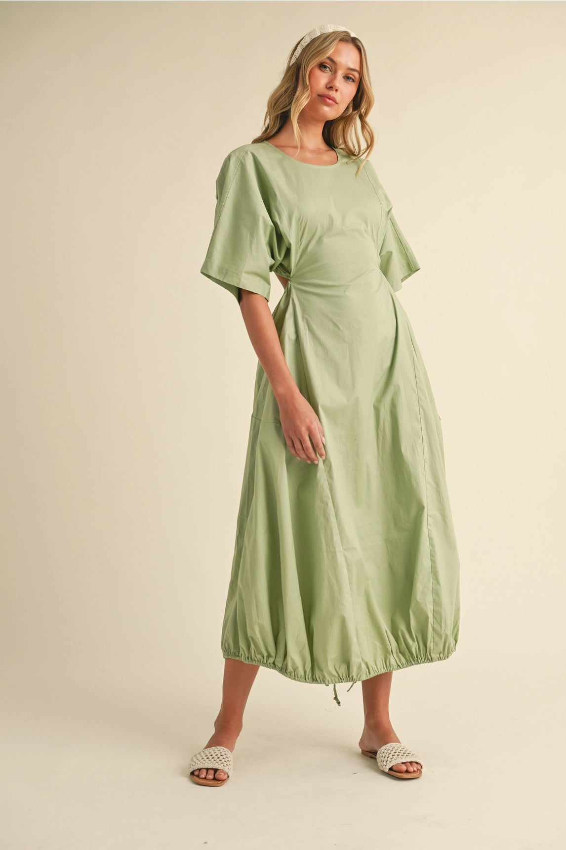 Camila Midi Dress - Sage