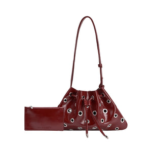 Melie Bianco - Paloma Shoulder Bag - Burgundy