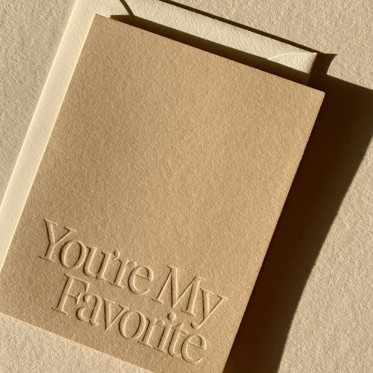 Jaymes Paper - You're My Favorite Card
