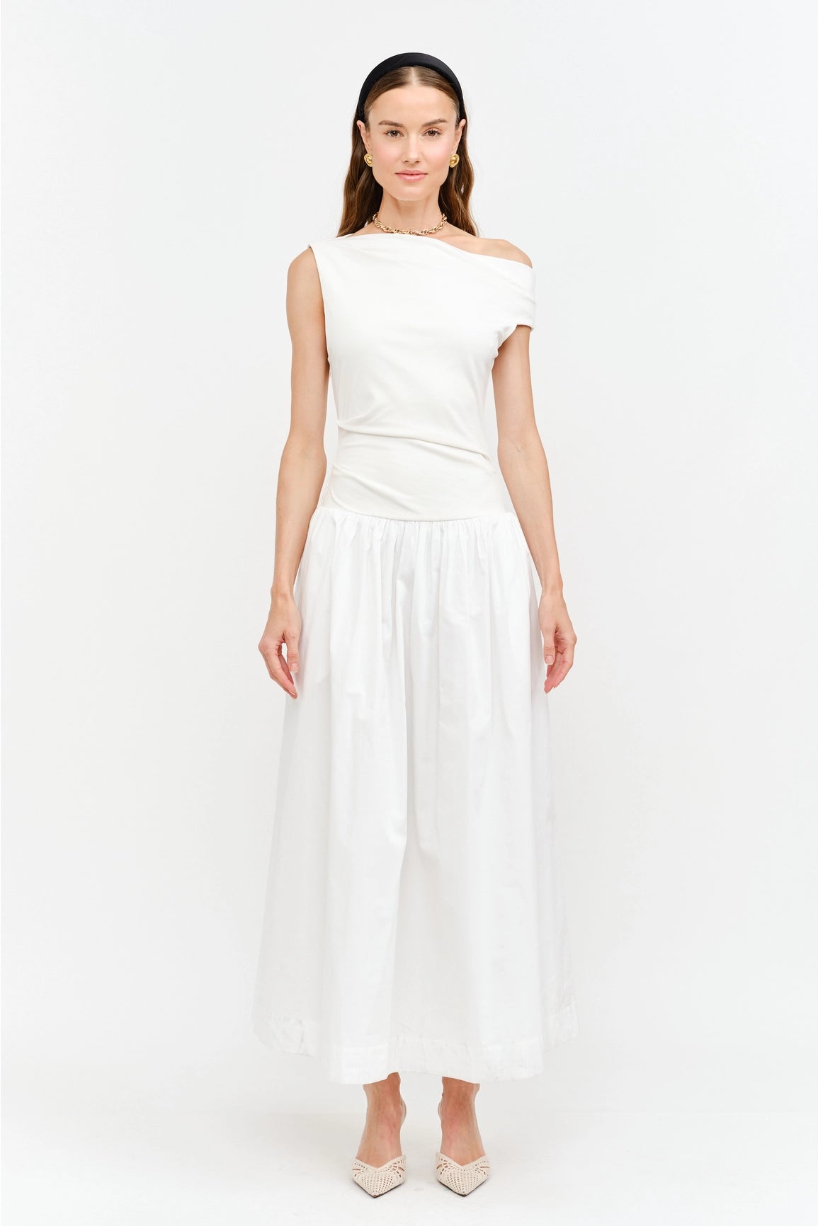 Audrey Maxi Dress - White