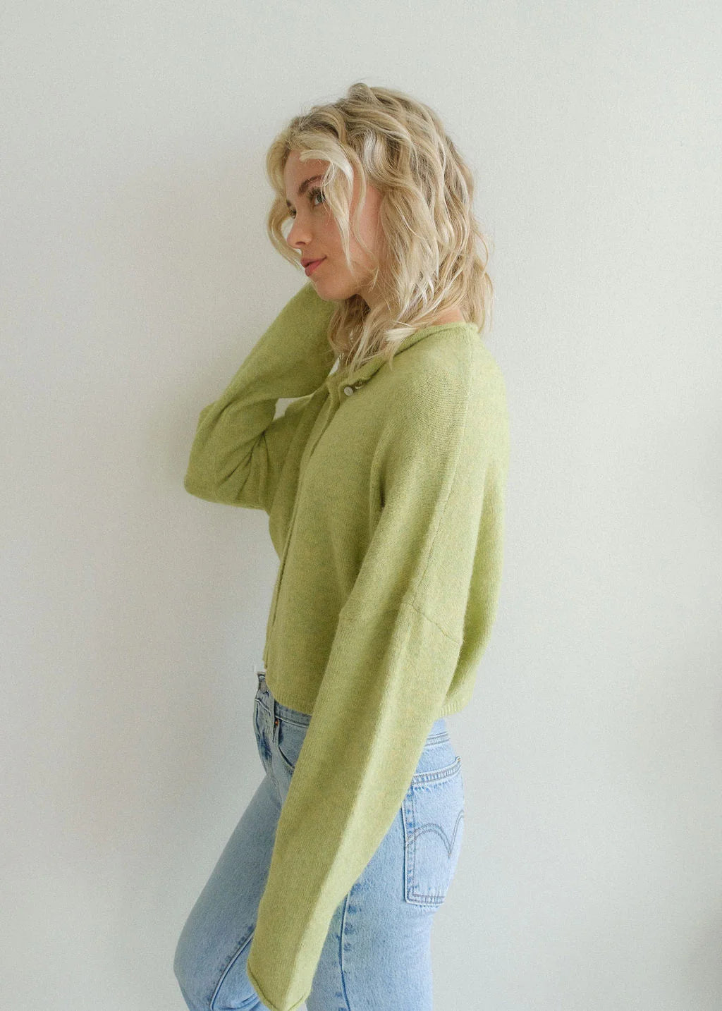 Piper Cardigan - Lemongrass