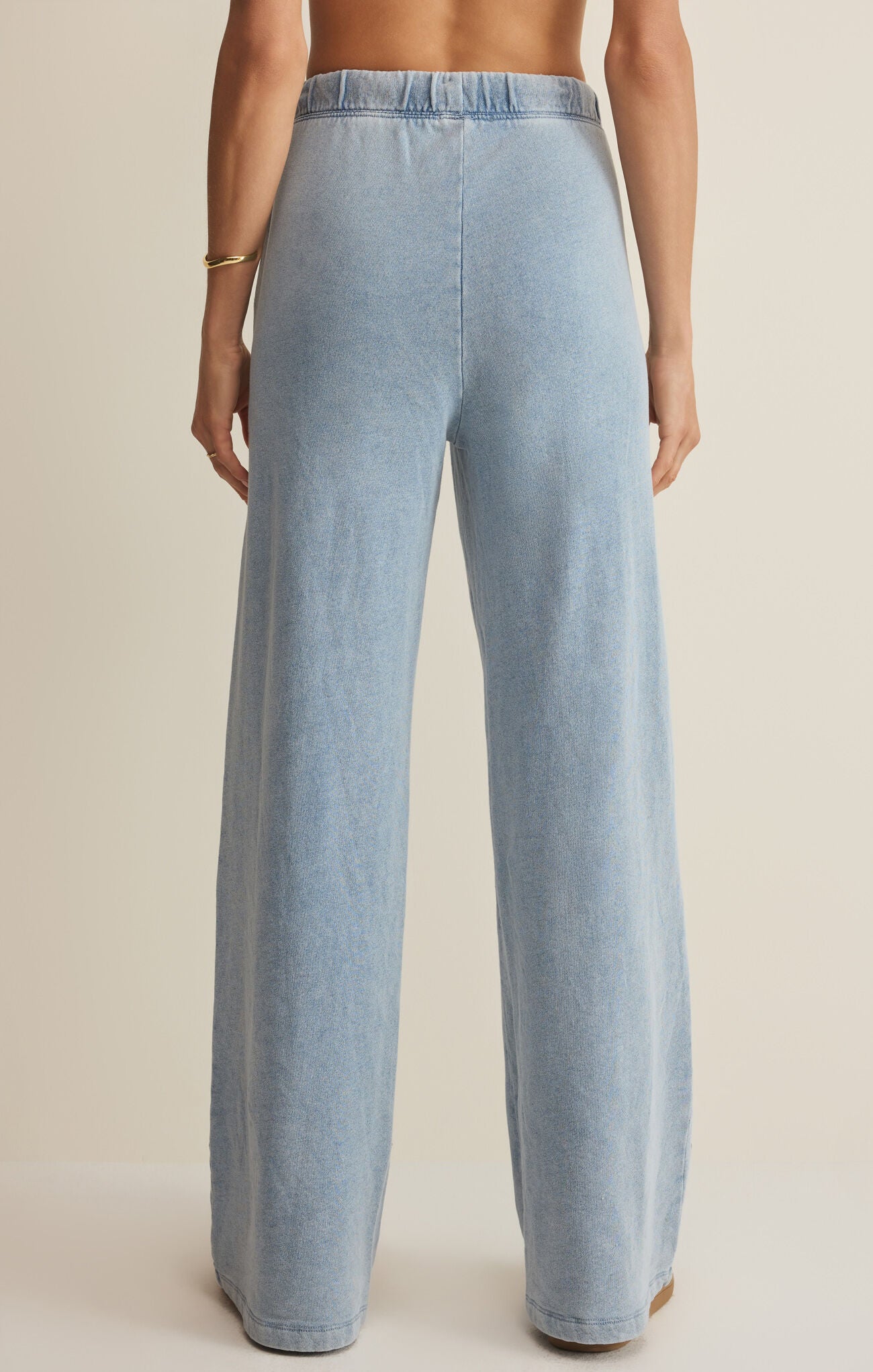 Z Supply Hunter Knit Denim Pant - Ocean Air Indigo