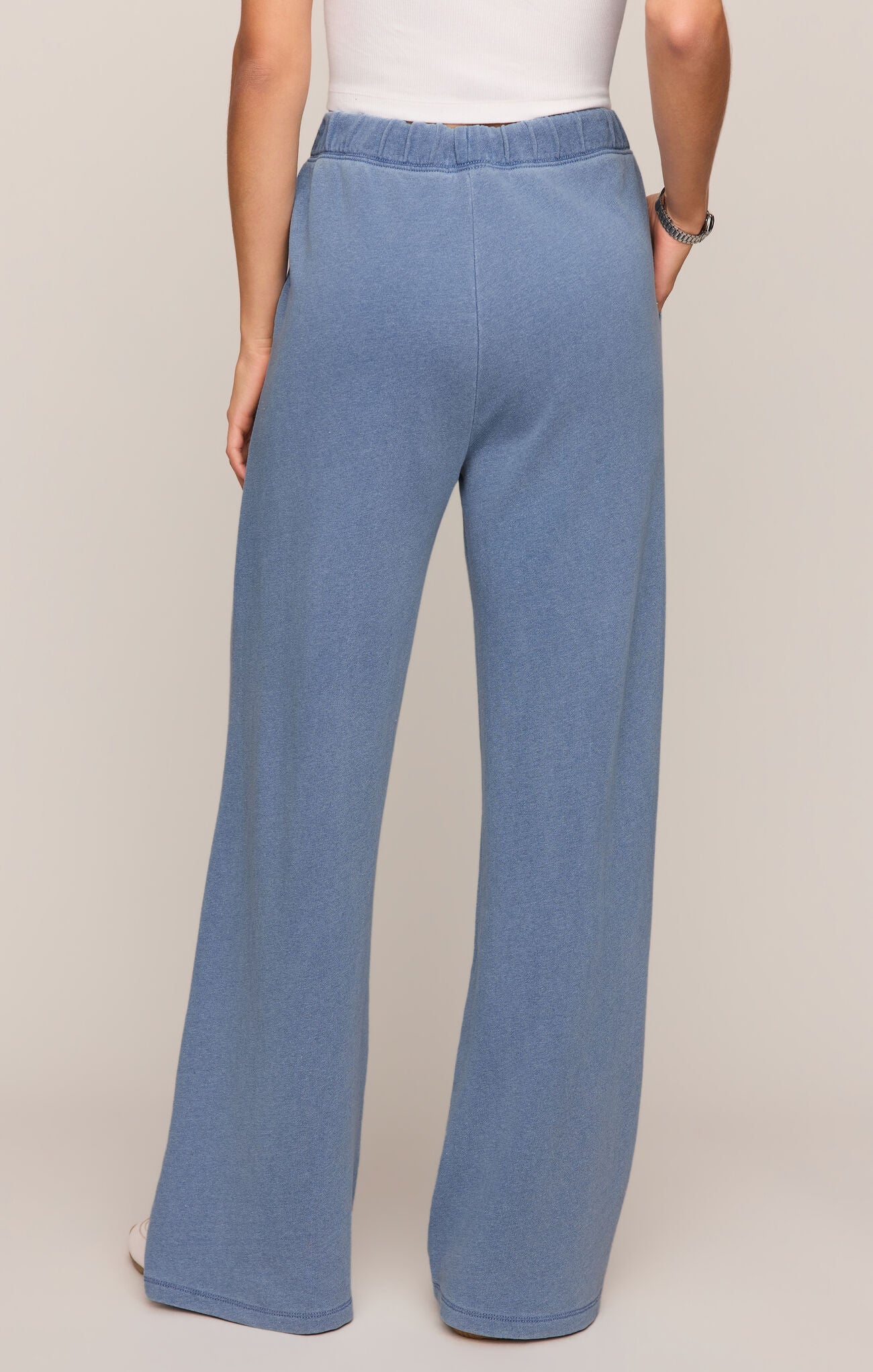 Z Supply Hunter Knit Denim Pant - Santorini Indigo
