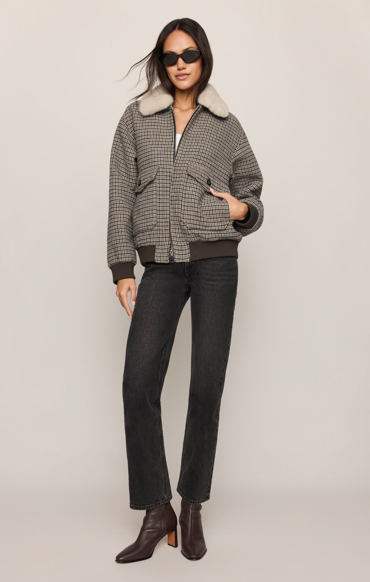 Z Supply - Tavi Plaid Bomber Jacket
