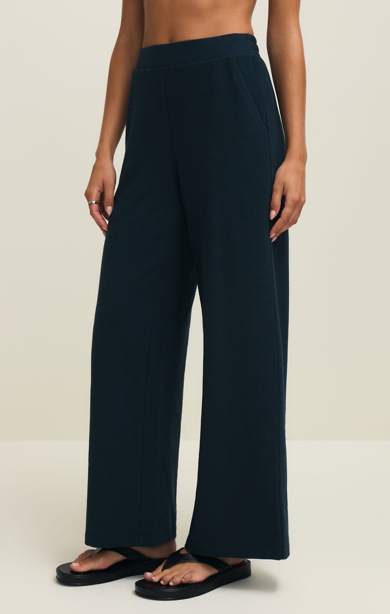 Z Supply Andre Wide Leg Pant - Eclipse