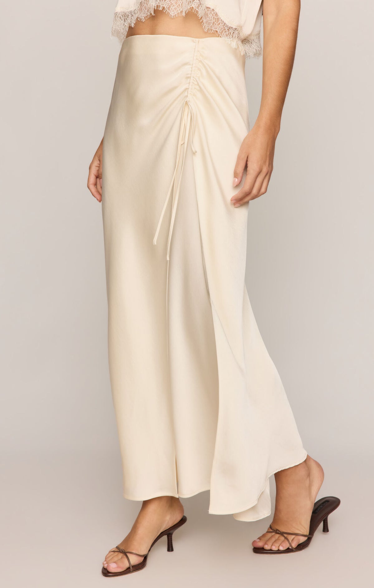 Z Supply - City Lights Luxe Skirt - Sandstone