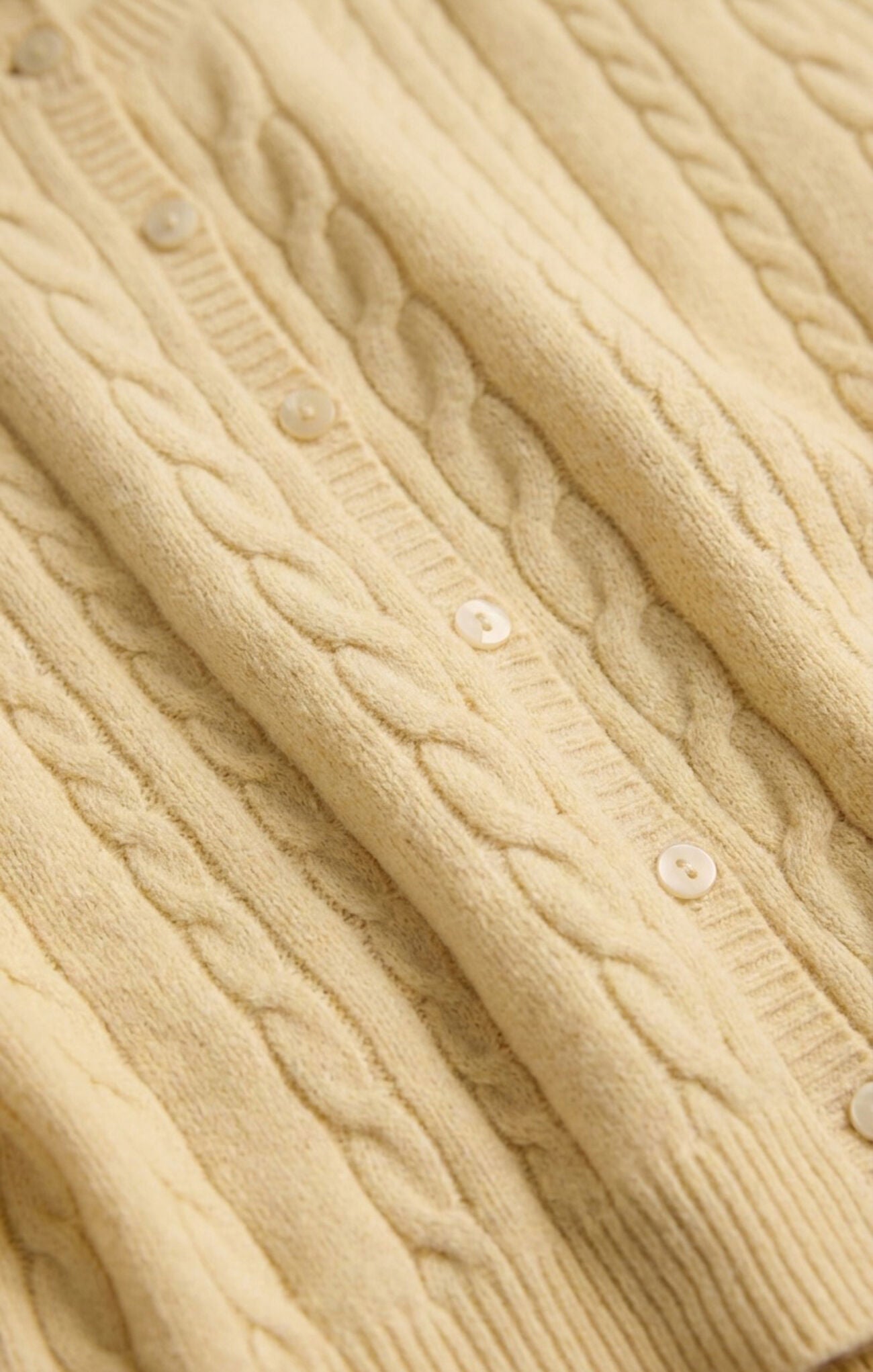 Z Supply Cera Long Sleeve Cardigan - Lemon Chiffon