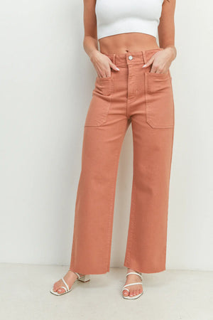 Nautical Wide-Leg Pants