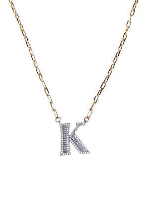 Farrah B Blended Identity Initial Necklace