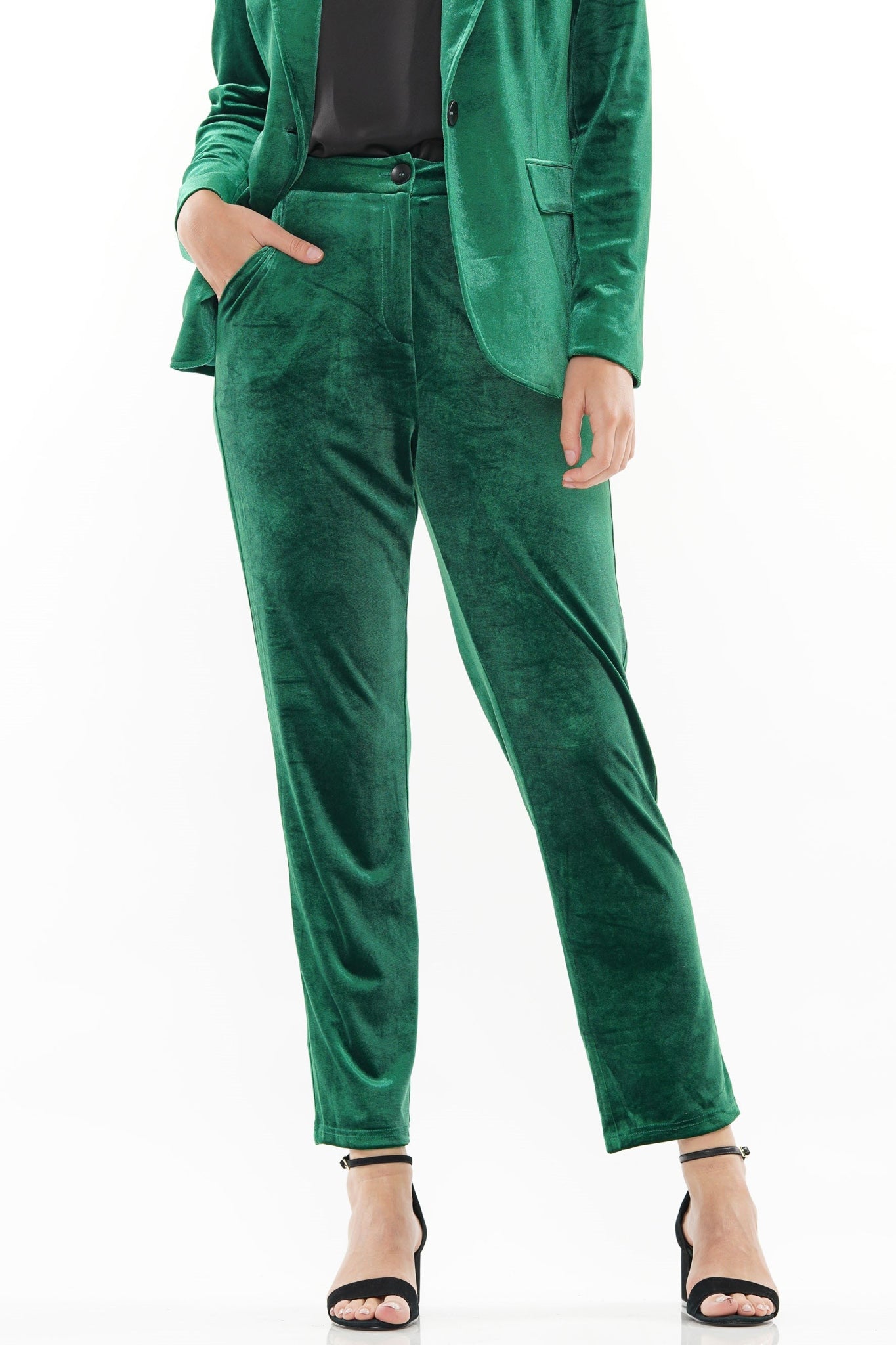 Going Green Velvet Pants