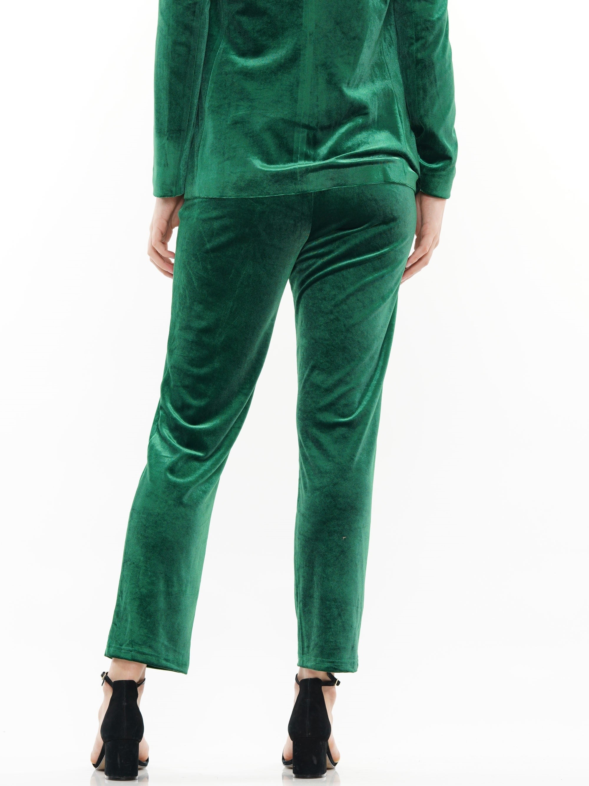 Going Green Velvet Pants - Maude