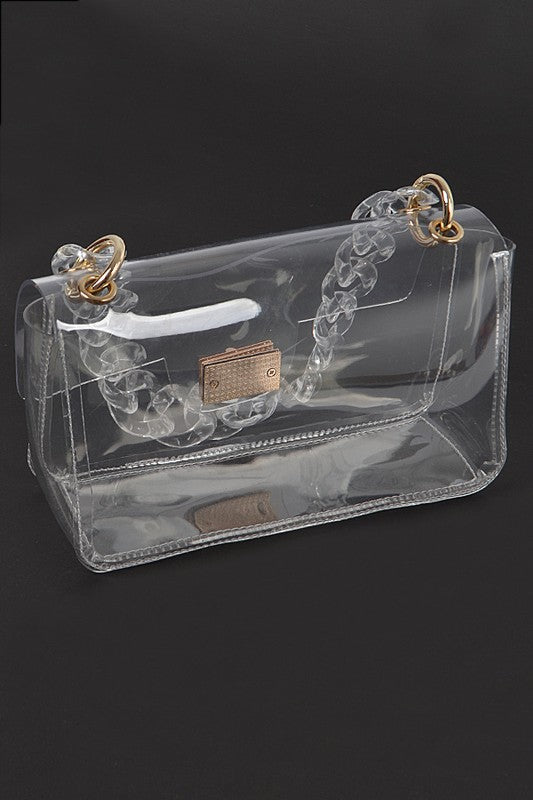 Mini Clear PVC Handbag Key Chains Bag Coin Purse Airpod cases | eBay