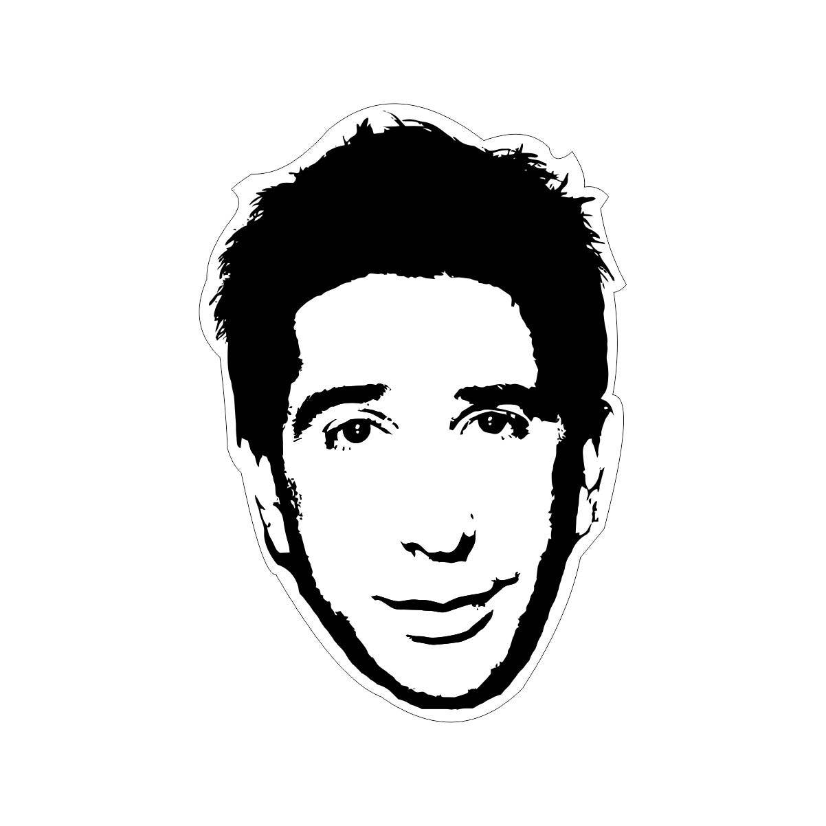 LetterCraft - Friends - David Schwimmer Sticker