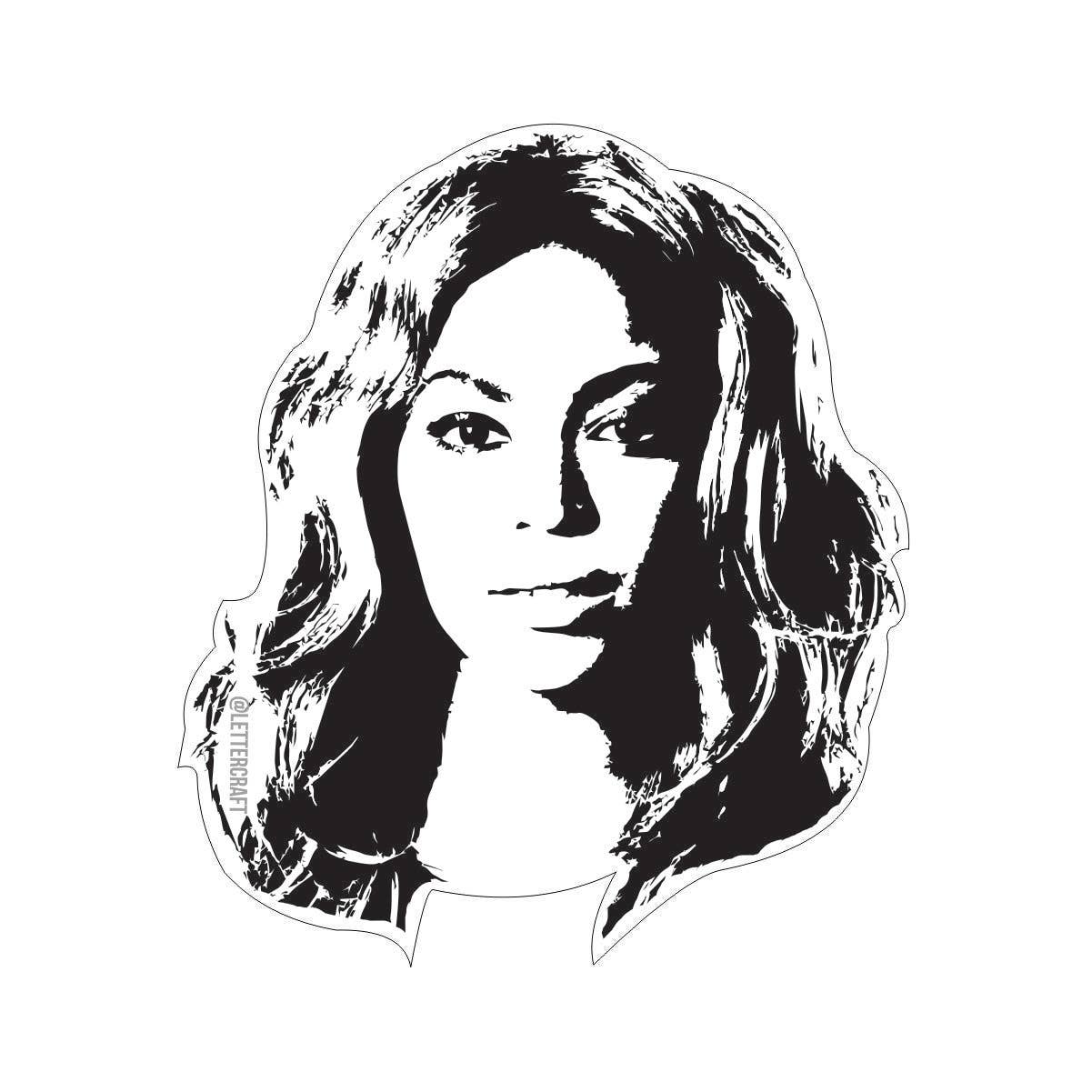 LetterCraft - Beyonce Sticker