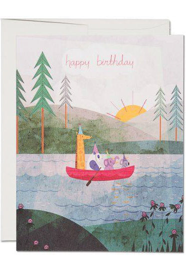 Red Cap Cards - Four Canoe