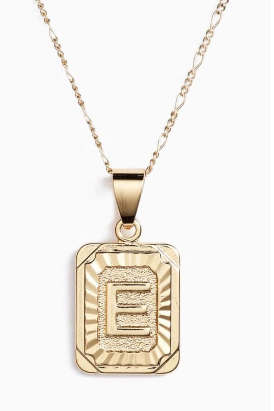 Initial Card W Gold Filled Necklace - Thompson's