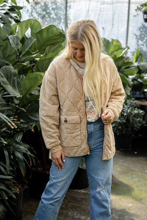 Heather Quilted Jacket