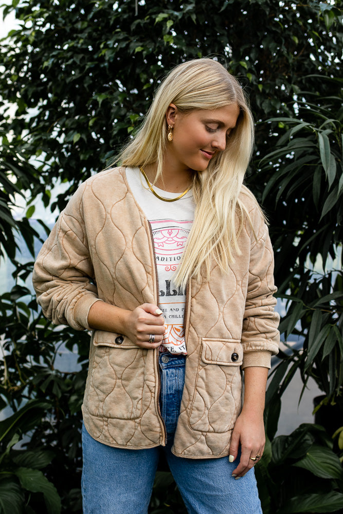 Heather Quilted Jacket