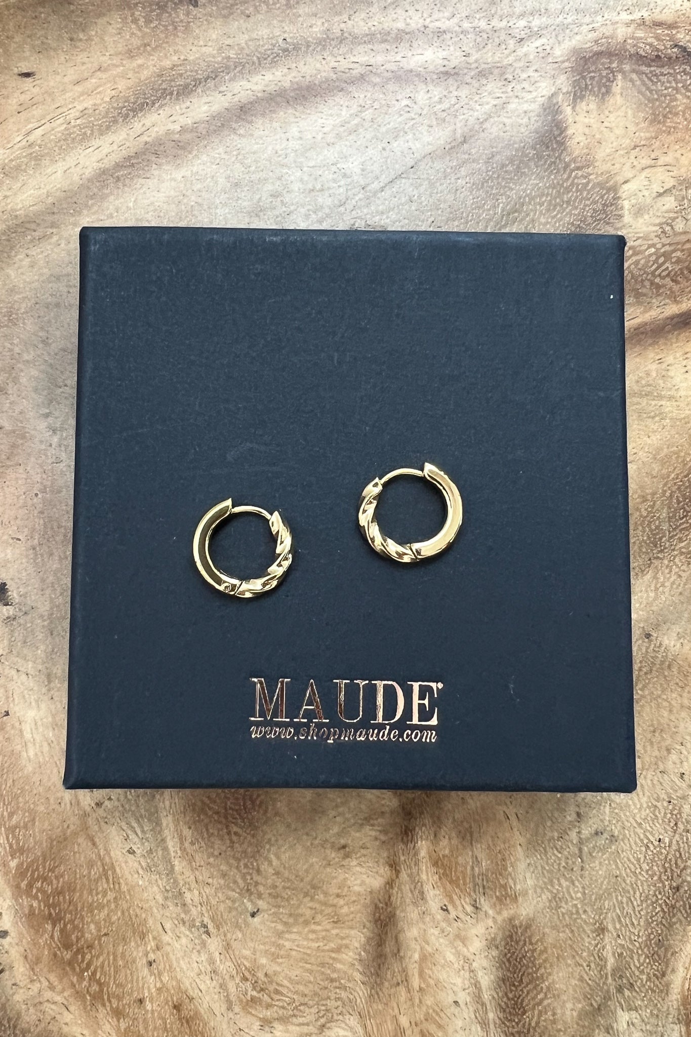 Large 18K Gold Hoop Earrings | Mens Gold Earrings - Twistedpendant