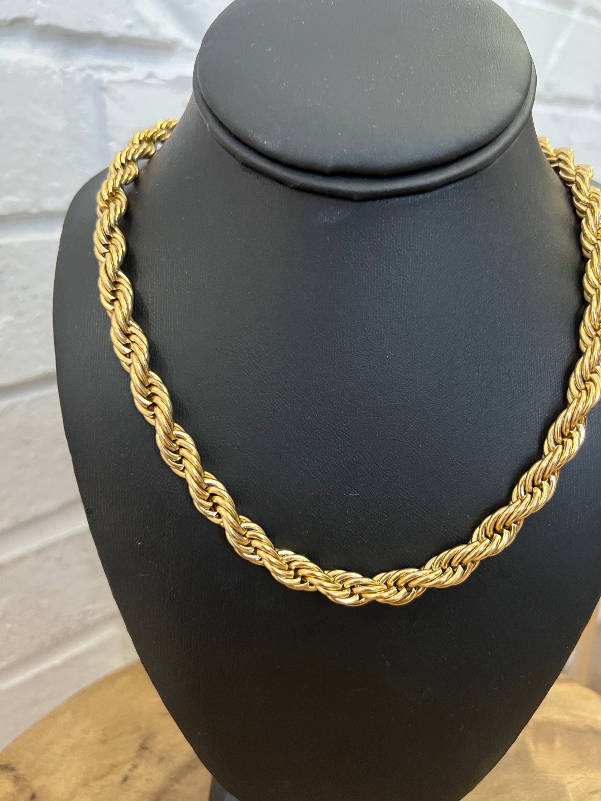 18K Blair Thick Gold Necklace