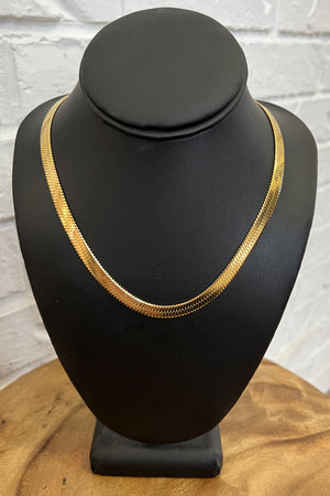 Gold Chains.|18k Gold Plated Stainless Steel Herringbone Chain Necklace For  Women
