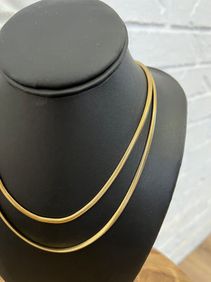 18K Madelyn Double Layer Necklace