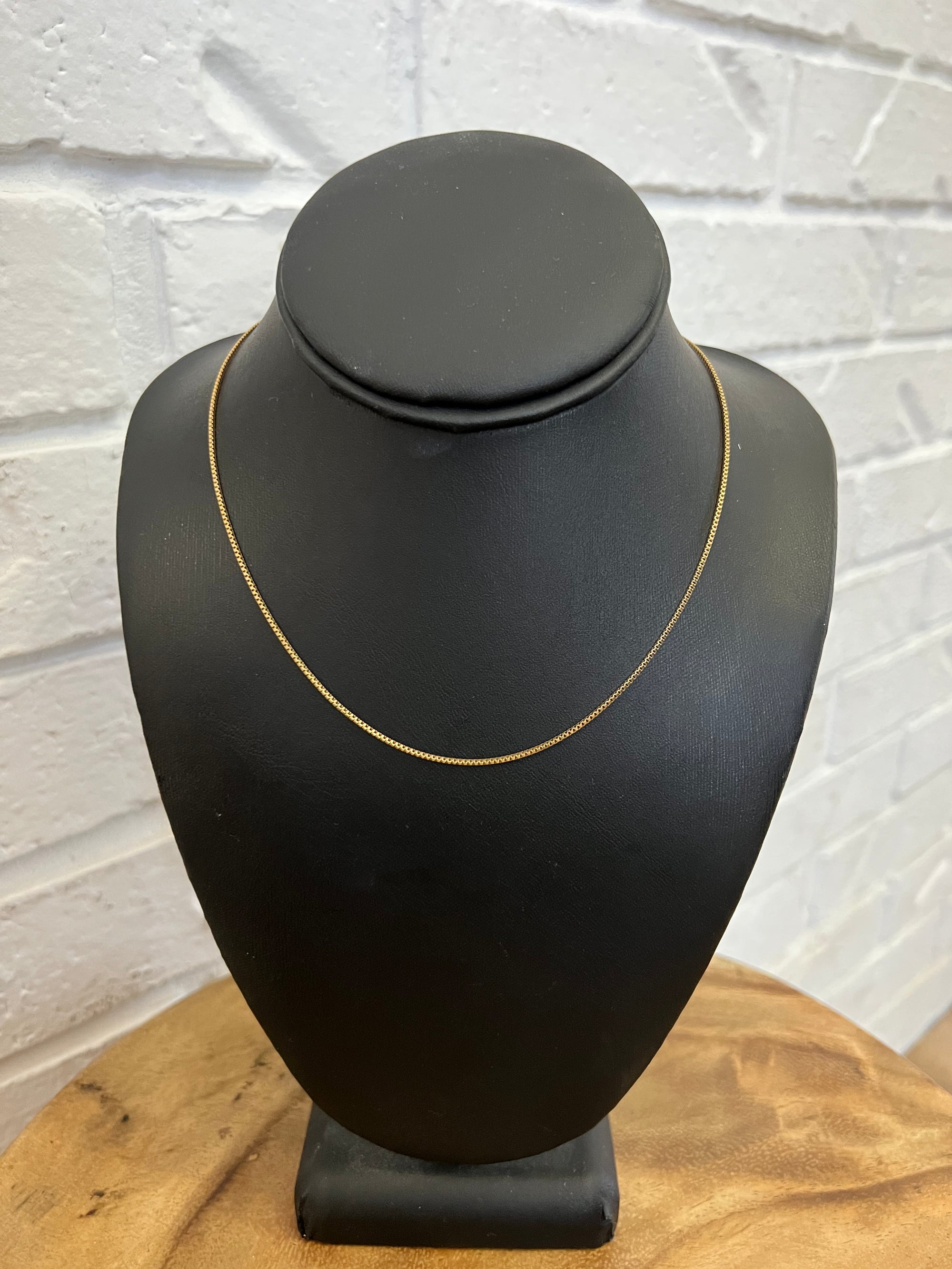 18K Charlotte Thin Gold Chain Necklace