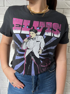 Elvis In Concert Crop Tee