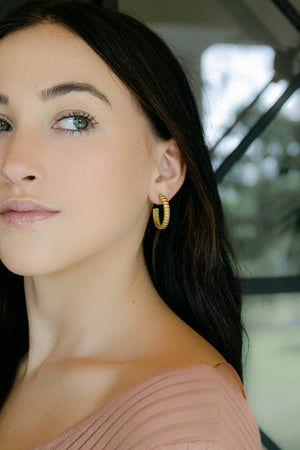 18K Rory Hoop Earrings