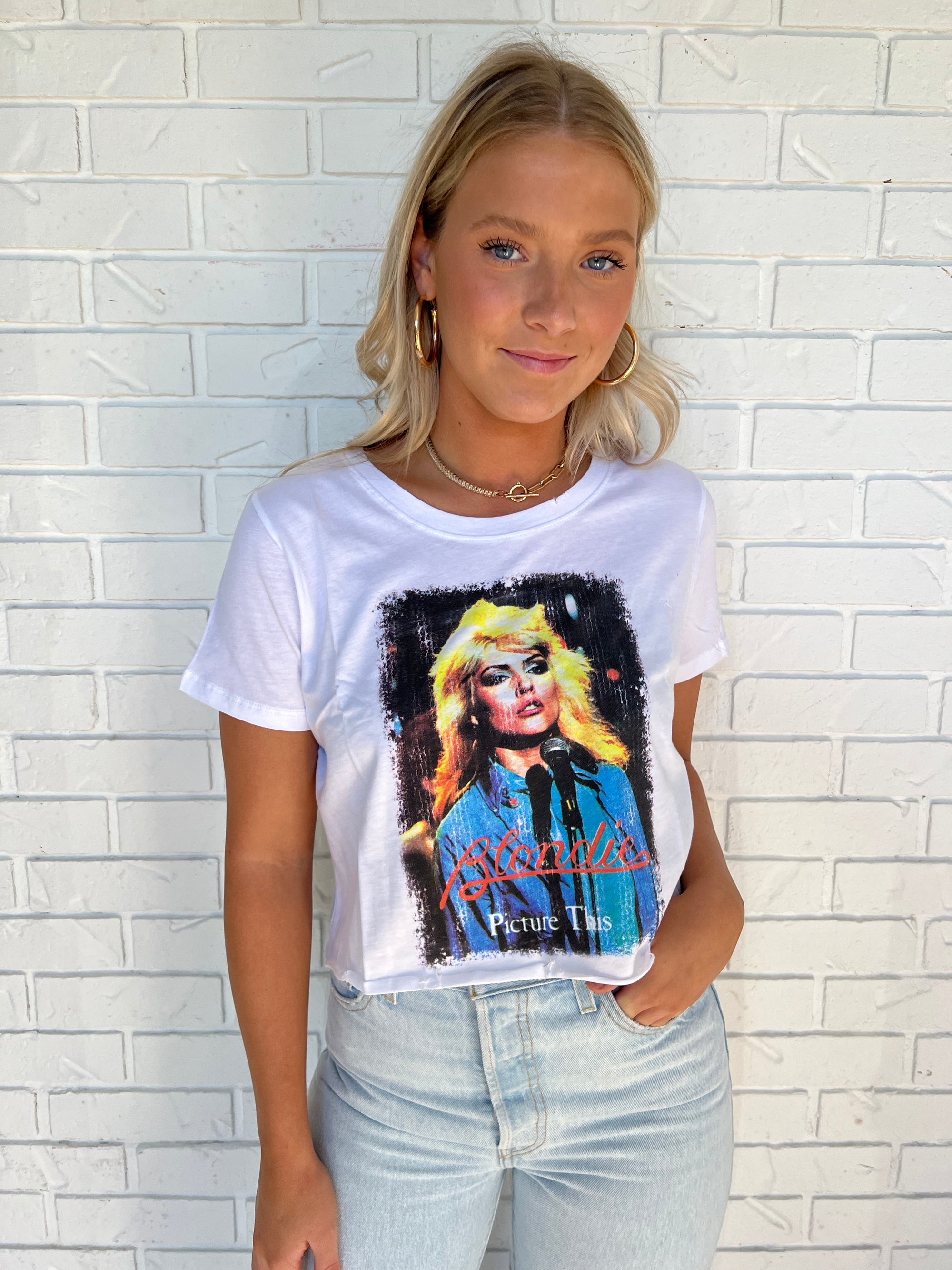 Blondie Picture This Cropped Tee