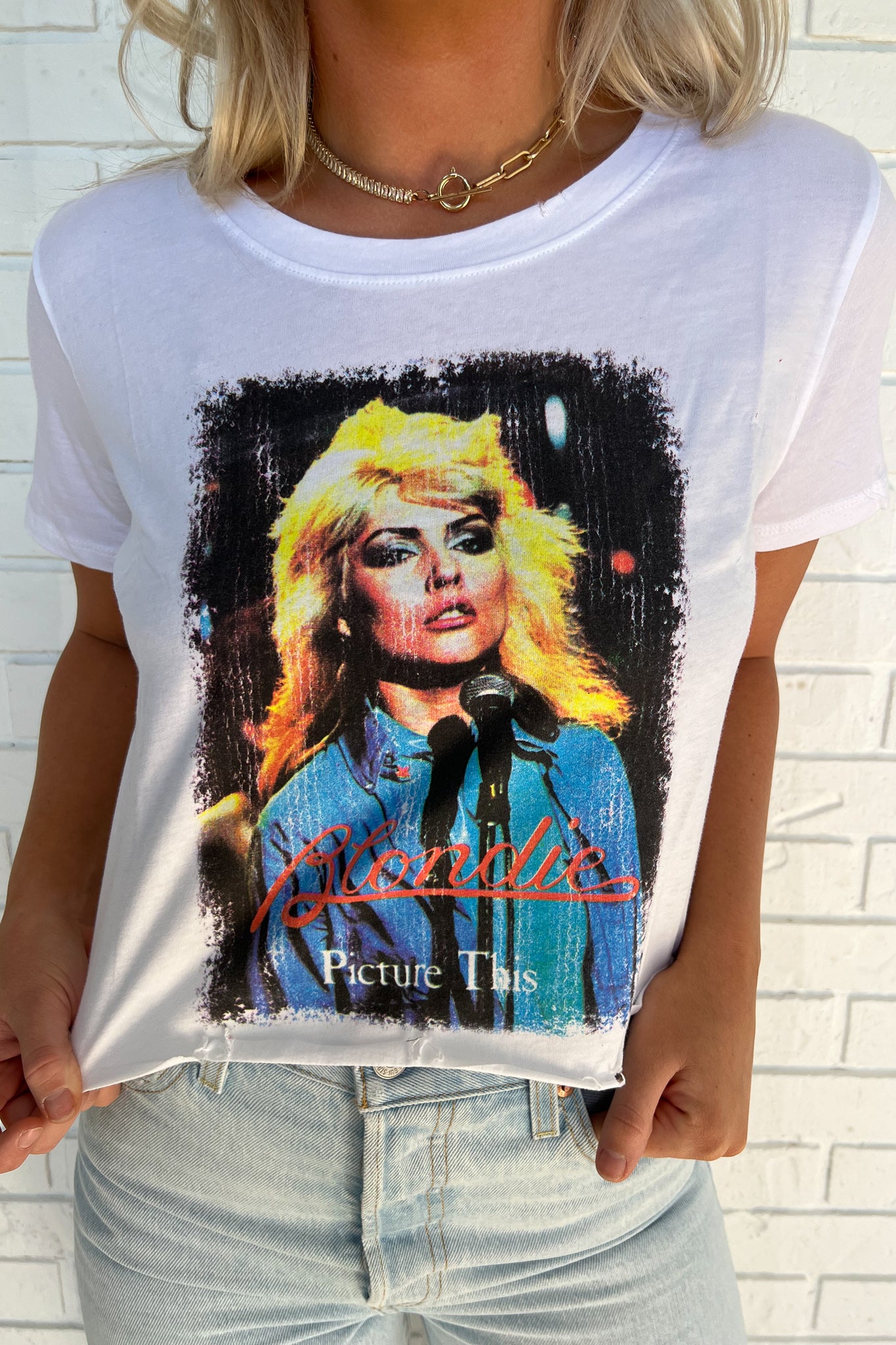 Blondie Picture This Cropped Tee