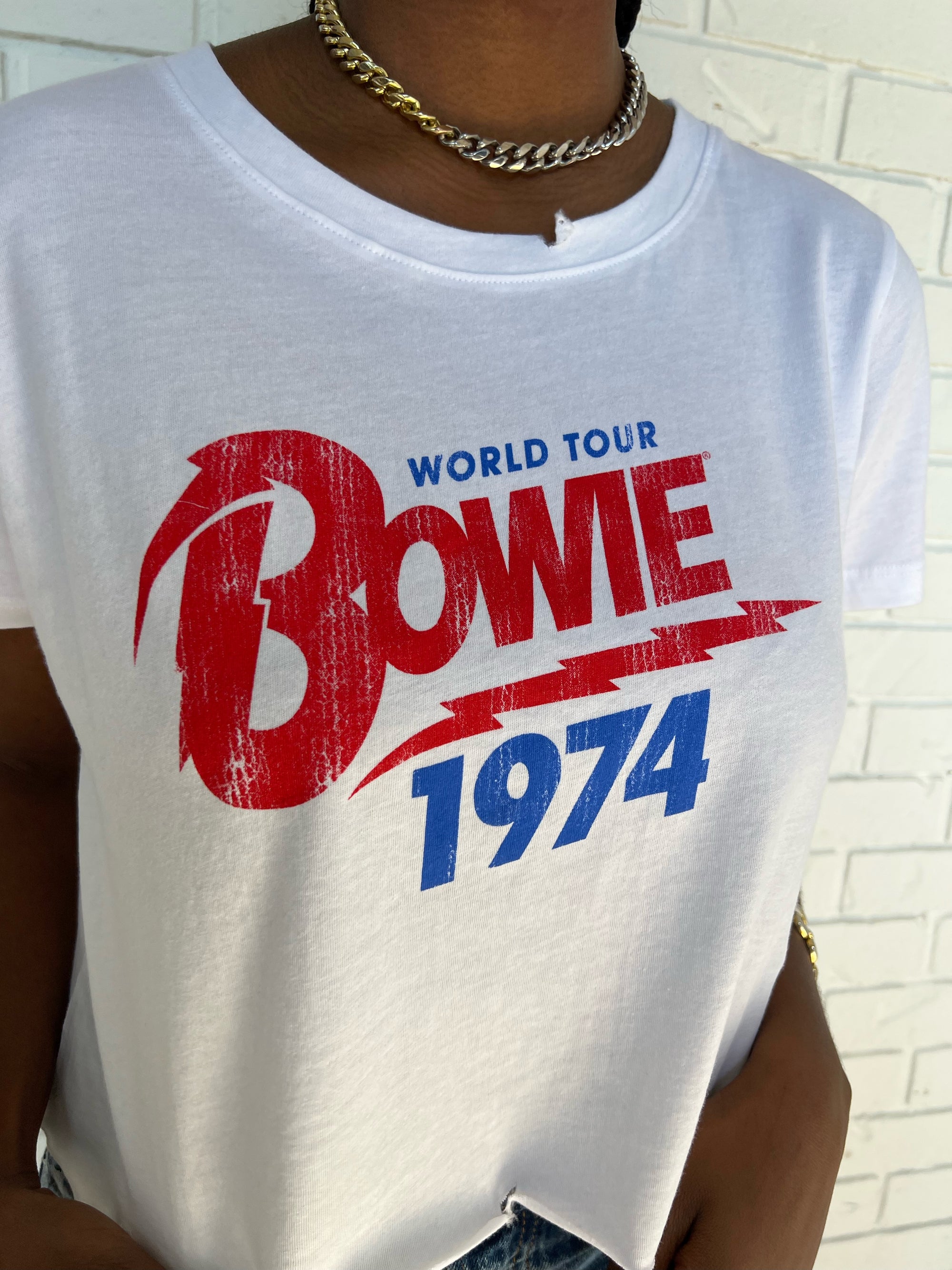 Bowie 74' World Tour Crop Tee