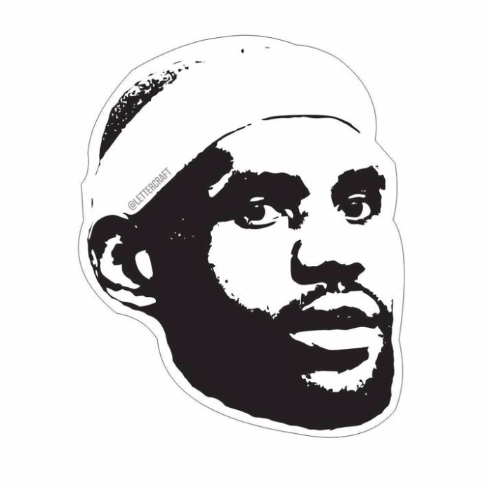 LeBron James Sticker