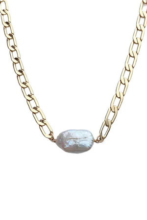 Farrah B Glimmer Pearl Necklace