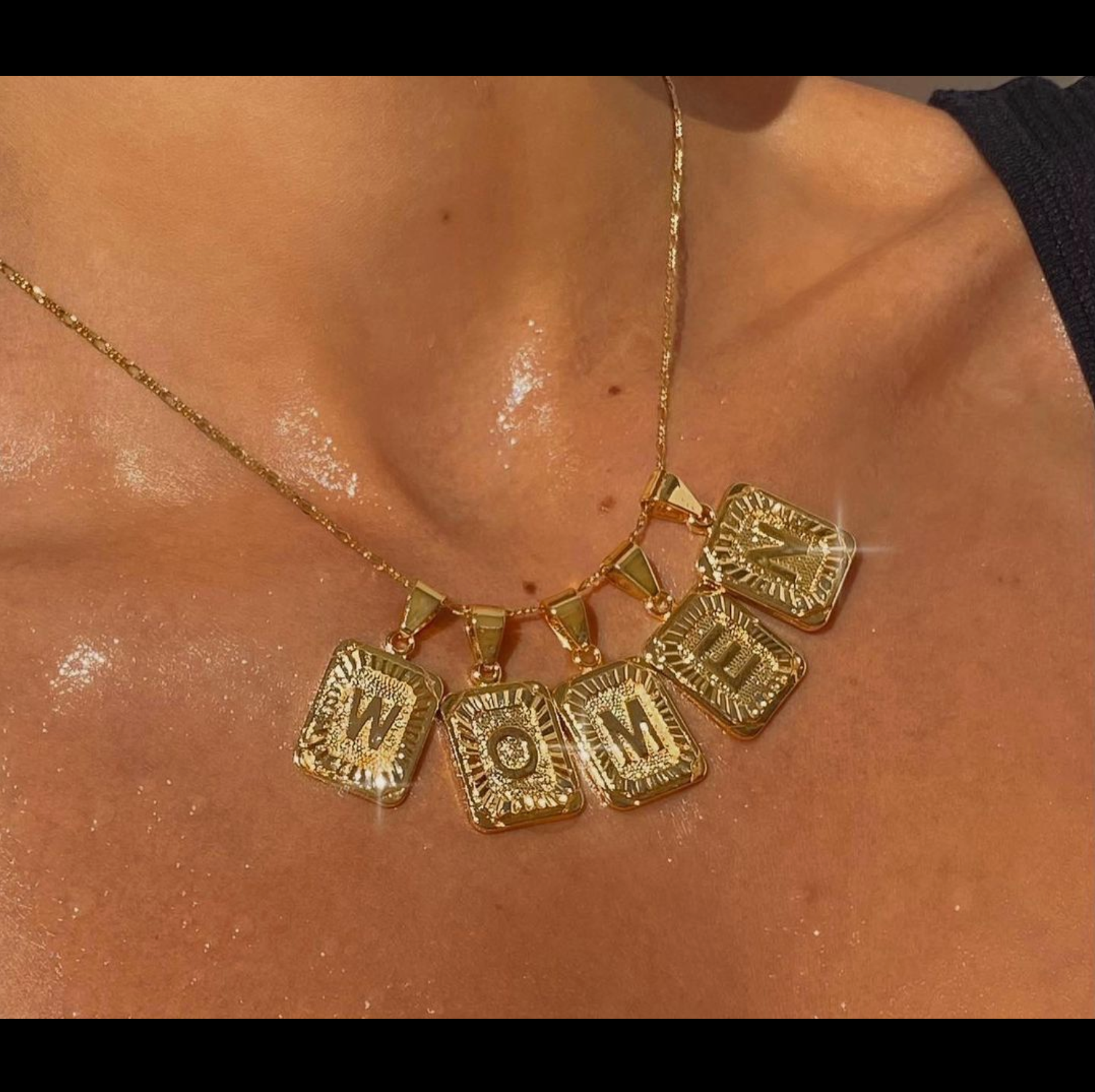 Bracha initial best sale pendant necklace