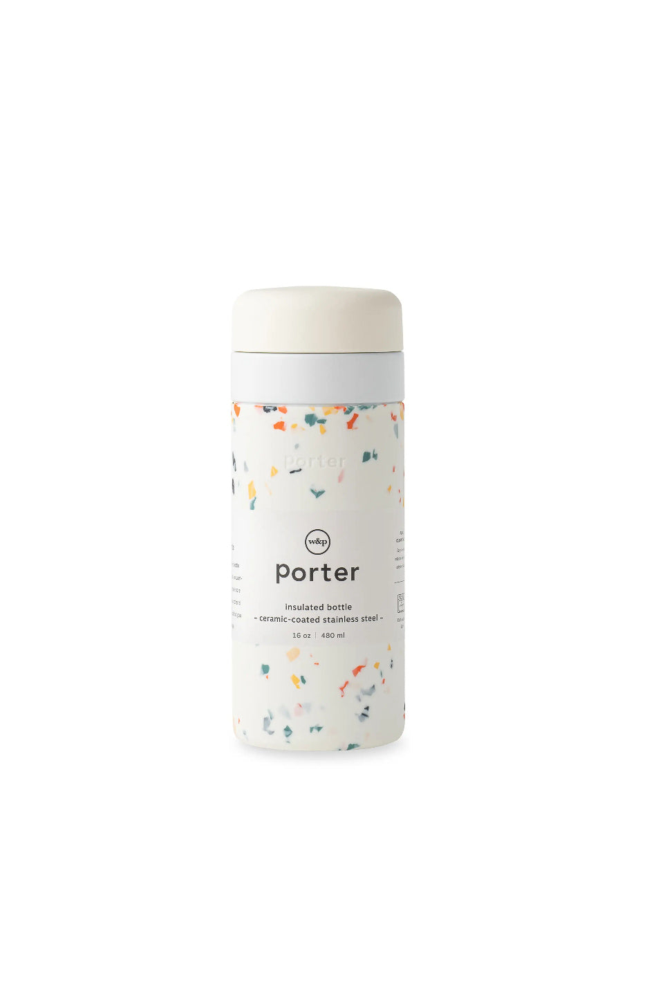 Porter Insulated Bottle - Cream Terrazzo - 16oz