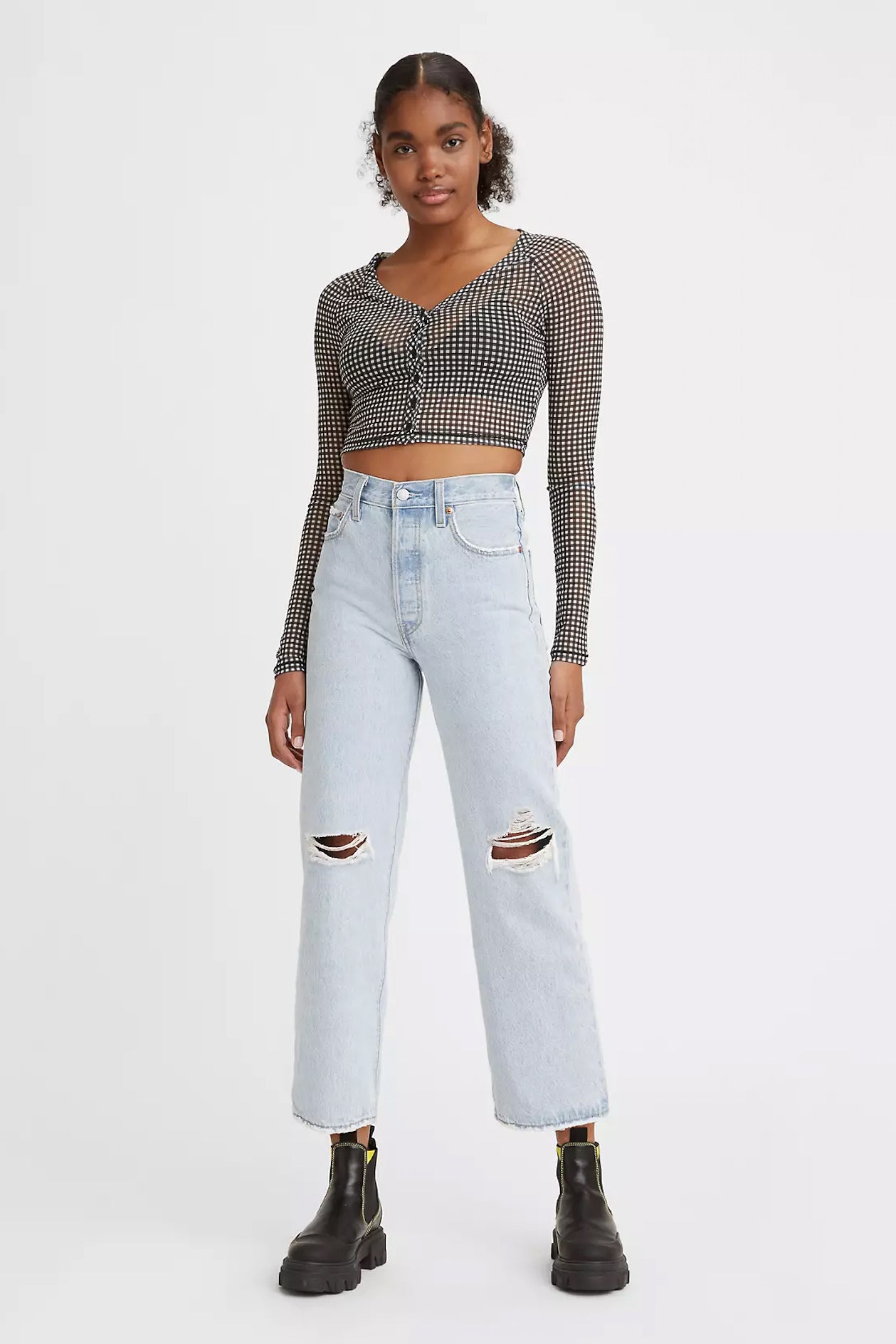 High rise ribcage levis Clearance