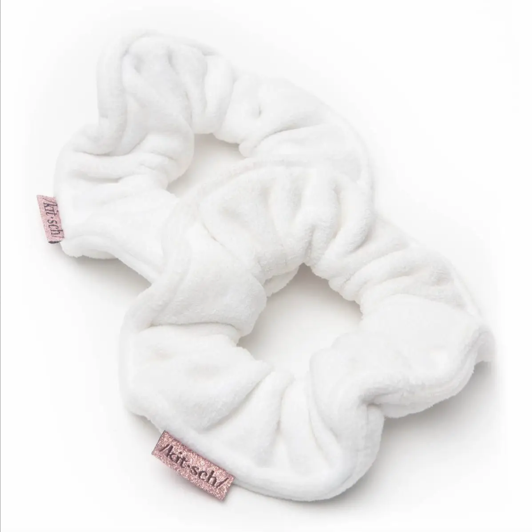 Towel Scrunchies 2 pack - White